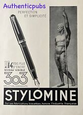 Publicite stylomine 303 d'occasion  Cires-lès-Mello