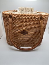 Rattan woven bucket for sale  Newton Falls