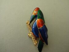 Broche oiseau pivert d'occasion  Toulon-