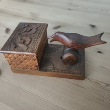 Zigarrettenspender holz vogel gebraucht kaufen  Nürnberg
