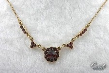 Granat kette collier gebraucht kaufen  München