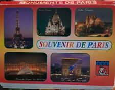 Souvenir parigi cartoline usato  Albenga
