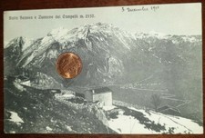 Cartolina epoca paesagg usato  Fagnano Olona