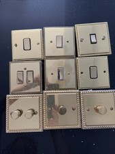 Gold brass light for sale  CAMBERLEY