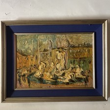 Quadro dipinto vintage usato  Caserta