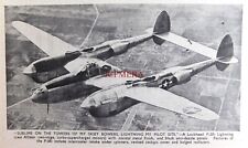 Lockheed lightning fighter for sale  SIDCUP