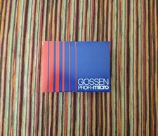 Accessories for gossen d'occasion  Saumur