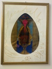 Bruno ceccobelli litografia usato  Milano