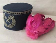 ANTIGO BONÉ DE CHAPÉU CERIMONIAL MINEIRO ALEMÃO COM PLUMA / DÉCADA DE 1920 / TAMANHO 53 comprar usado  Enviando para Brazil