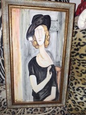 Quadro riproduzione modigliani usato  Pozzuoli