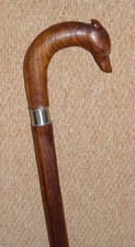 Antique treen walking for sale  PONTYCLUN