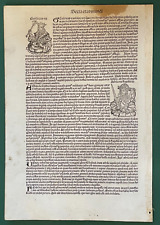 Blatt cxxxvii schedel gebraucht kaufen  Nürnberg