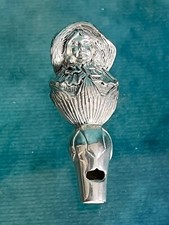 Silver figural whistle for sale  WELLINGBOROUGH