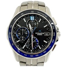 Manta CASIO Oceanus aço inoxidável OCW-S7000 azul marinho #112 comprar usado  Enviando para Brazil