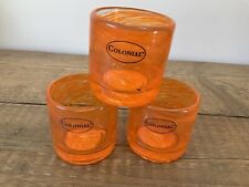 Orange glass candle for sale  NANTWICH