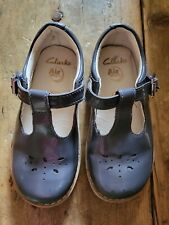 Clarks grey patent for sale  FROME