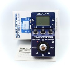 Pedal de efeitos múltiplos de guitarra ZOOM MS-100BT Multi Stomp com caixa original 006402, usado comprar usado  Enviando para Brazil