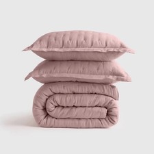 Conjunto completo de colcha Marmelo European Linen Dream Queen Dusty Mauve novo sem etiquetas CAIXA ABERTA NOVO SEM ETIQUETAS comprar usado Conjunto completo de colcha Marmelo European Linen Dream Queen Dusty Mauve novo sem etiquetas CAIXA ABERTA NOVO SEM ETIQUETAS comprar usado  Enviando para Brazil