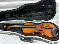 VIOLINO VINTAGE JOHN JUZEK 3/4 E ESTOJO RÍGIDO FEITO NA ALEMANHA, usado comprar usado  Enviando para Brazil