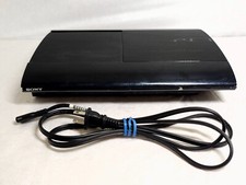 Console PlayStation 3 Super Slim 500gb e somente cabo de alimentação comprar usado  Enviando para Brazil
