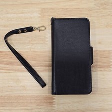 Capa carteira celular slot para cartão pulseira preta para Samsung Galaxy S21 Fe 6,4" comprar usado  Enviando para Brazil