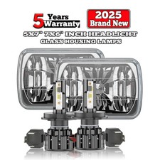 Kit de feixe selado Hi/Lo farol de LED 5x7" 7x6" para Ford F600/700/800 FT900 F100 comprar usado  Enviando para Brazil