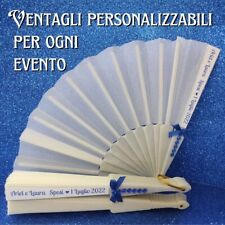 Ventagli bianchi personalizzab usato  Taranto