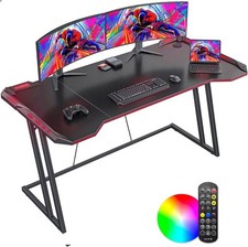 Gaming desk led for sale  BIRMINGHAM