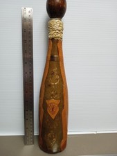 Leather cased wine for sale  Mackinaw