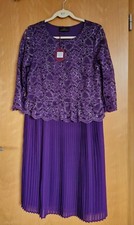 Cocktailkleid brombeer größe gebraucht kaufen  Garbsen