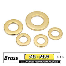 Używany, Solid Brass Flat Washers To Fit M2 M2.5 M3 M4 M5 M6 M8 M10- M20 FORM A TYPE GB97 na sprzedaż  Wysyłka do Poland
