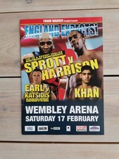 Boxing programme ticket. for sale  WOODBRIDGE