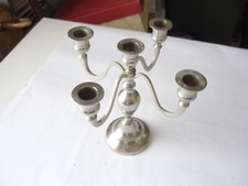 Silver plated candelabra for sale  WIGAN