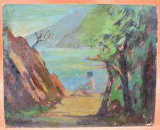 Peinture huile bois d'occasion  Châtillon-sur-Indre