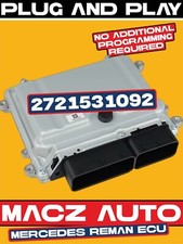 08-09 MERCEDES BENZ R350 C350 E350 MOTOR COMPUTADOR CAIXA CEREBRAL ECU ECM 2721531092 comprar usado  Enviando para Brazil