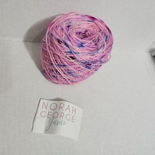 Fio de meia Norah George Yarns BFL face azul Leicester nylon piscina festa 100g, usado comprar usado  Enviando para Brazil