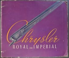 1937 chrysler catalog for sale  Olympia