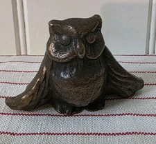 Vintage eule bronze gebraucht kaufen  Berlin