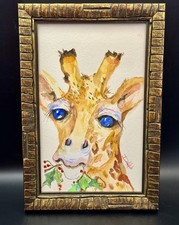 Christmas giraffe signed for sale  Clinton