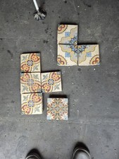 Antique encaustic tiles.. for sale  STURMINSTER NEWTON