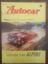 Sunbeam alpine rot gebraucht kaufen  Münster