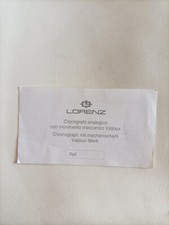 Lorenz libretto istruzioni usato  San Martino Dall Argine