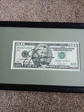 Us50dollar note signed for sale  MAIDSTONE