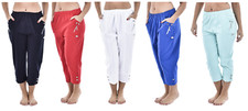 Usado, Calça cropped feminina elástica verão algodão Capri plus size 10 a 24  comprar usado  Enviando para Brazil