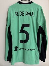 Maglia Camiseta De Paul Match Worn Issued Atletico Madrid Indossata Preparata, usado comprar usado  Enviando para Brazil