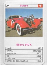 Carte sbarro 540 d'occasion  Nancy-