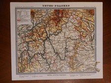 Landkarten franken berpfalz gebraucht kaufen  Nauen
