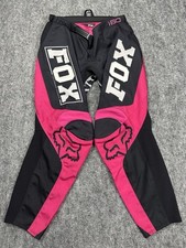 Calça Fox Racing feminina 9/10 preta rosa 180 almofadas quadril motocross MTB BMX 28x28 comprar usado  Enviando para Brazil
