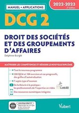 Dcg droit sociétés d'occasion  Bubry