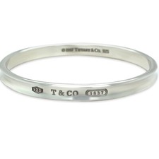 Autêntica pulseira estreita de prata esterlina Tiffany & Co. 1837 34,15 g RRP $995* comprar usado  Enviando para Brazil